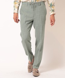 MEN'S BIGI | 【Reflax】麻調キャンバスストレッチイージーパンツ(スラックス)