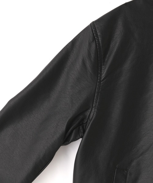 ROSE BUD（ローズバッド）の「ノーカラーライダース（ノーカラージャケット・レディース・ブラック・FREE）」の6枚目の写真