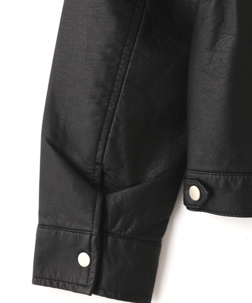 ROSE BUD（ローズバッド）の「ノーカラーライダース（ノーカラージャケット・レディース・ブラック・FREE）」の8枚目の写真