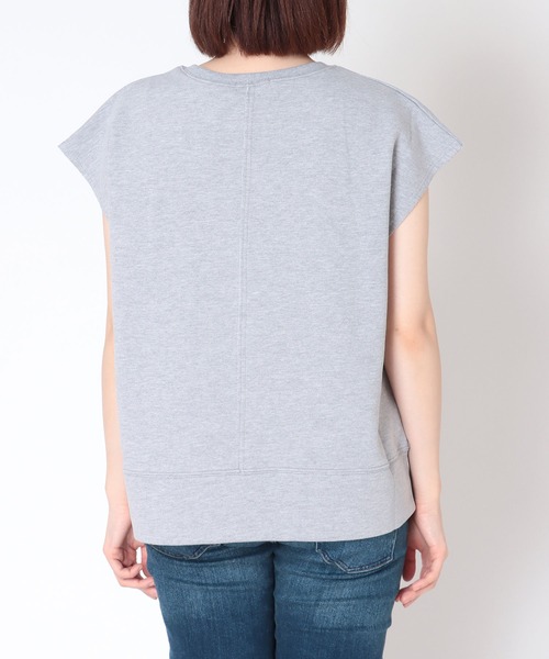Jines(ジネス)の「カレッジロゴトップス(Tシャツ/カットソー・レディース・ネイビー/グレー/ホワイト・38)」の21枚目の写真