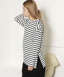 SOMETHING/サムシング SO BASQUE SHIRT バスクシャツ 長袖Tシャツ ボーダーT