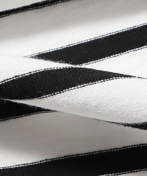 SOMETHING(サムシング)の「SOMETHING/サムシング SO BASQUE SHIRT バスクシャツ 長袖Tシャツ ボーダーT(Tシャツ/カットソー・レディース・ブルー/ブラック/グリーン/オレンジ/ピンク・FREE)」の12枚目の写真