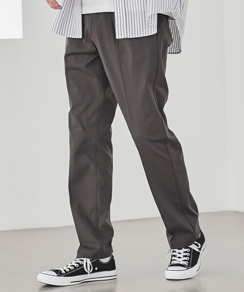 coen（コーエン）の「DRY極楽FITテーパードテックパンツ23SS（スラックス・メンズ・ダークグリーン/ダークグレー/ライトブルー/ネイビー/ブラック・L/S/XL/M）」の3枚目の写真