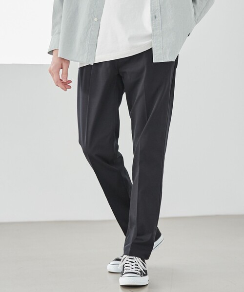 coen（コーエン）の「DRY極楽FITテーパードテックパンツ23SS（スラックス・メンズ・ダークグリーン/ダークグレー/ライトブルー/ネイビー/ブラック・L/S/XL/M）」の6枚目の写真