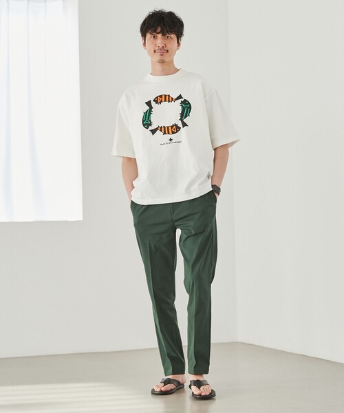 coen（コーエン）の「DRY極楽FITテーパードテックパンツ23SS（スラックス・メンズ・ダークグリーン/ダークグレー/ライトブルー/ネイビー/ブラック・L/S/XL/M）」の11枚目の写真