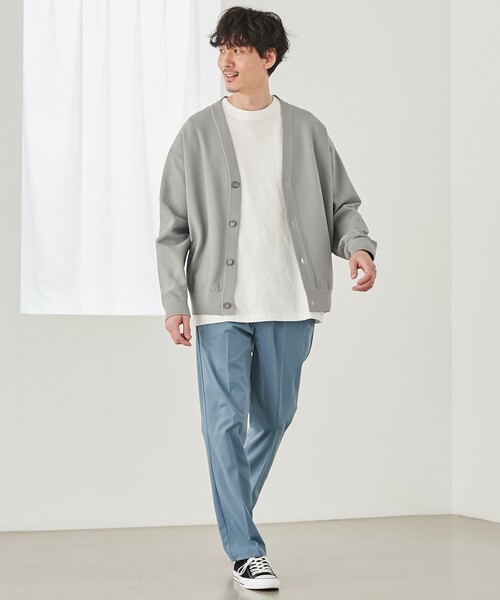 coen（コーエン）の「DRY極楽FITテーパードテックパンツ23SS（スラックス・メンズ・ダークグリーン/ダークグレー/ライトブルー/ネイビー/ブラック・L/S/XL/M）」の13枚目の写真