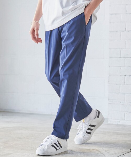 coen（コーエン）の「DRY極楽FITテーパードテックパンツ23SS（スラックス・メンズ・ダークグリーン/ダークグレー/ライトブルー/ネイビー/ブラック・L/S/XL/M）」の14枚目の写真