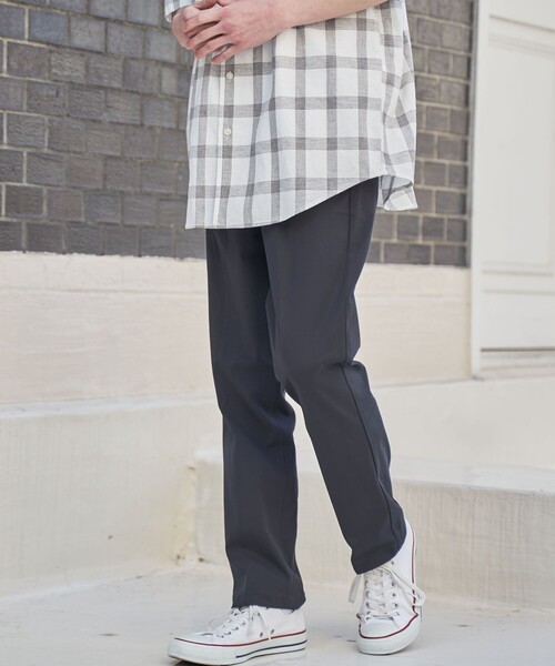 coen（コーエン）の「DRY極楽FITテーパードテックパンツ23SS（スラックス・メンズ・ダークグリーン/ダークグレー/ライトブルー/ネイビー/ブラック・L/S/XL/M）」の17枚目の写真