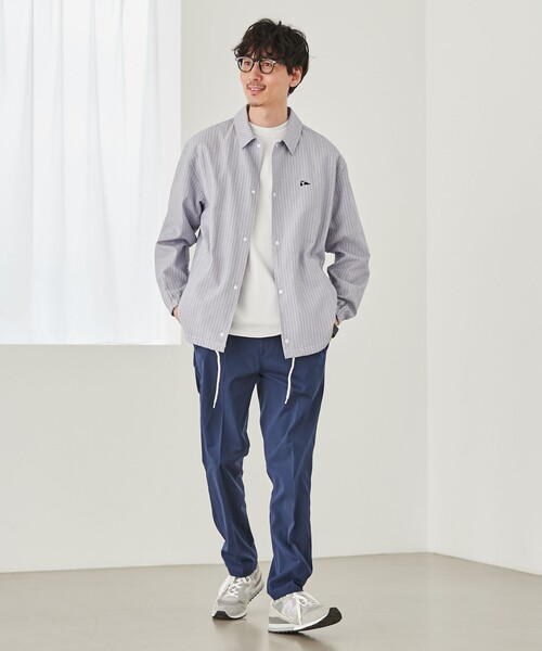 coen（コーエン）の「DRY極楽FITテーパードテックパンツ23SS（スラックス・メンズ・ダークグリーン/ダークグレー/ライトブルー/ネイビー/ブラック・L/S/XL/M）」の20枚目の写真