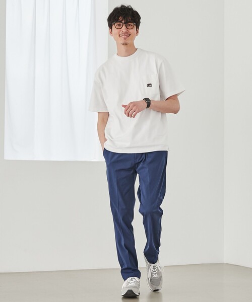 coen（コーエン）の「DRY極楽FITテーパードテックパンツ23SS（スラックス・メンズ・ダークグリーン/ダークグレー/ライトブルー/ネイビー/ブラック・L/S/XL/M）」の21枚目の写真