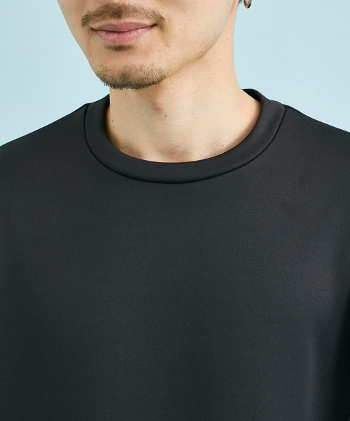 CITY TOKYO（シティトウキョウ）の「オーバーサイズダンボール半袖Tシャツ｜接触冷感/吸水速乾/抗菌防臭/UVカット/ハイストレッチ（Tシャツ/カットソー・メンズ・ホワイト/グレー/グレイッシュベージュ/ブラック・1/2/3）」の19枚目の写真