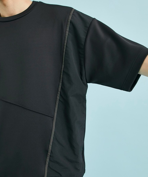 CITY TOKYO（シティトウキョウ）の「オーバーサイズダンボール半袖Tシャツ｜接触冷感/吸水速乾/抗菌防臭/UVカット/ハイストレッチ（Tシャツ/カットソー・メンズ・ホワイト/グレー/グレイッシュベージュ/ブラック・1/2/3）」の20枚目の写真