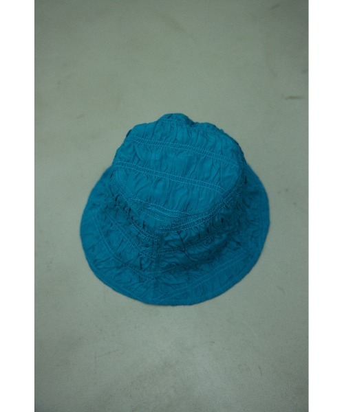 BLACK BY MOUSSY（ブラックバイマウジー）の「shirring bucket hat（シャーリングバケットハット）（ハット・レディース・ブラック/ホワイト/ターコイズブルー・FREE）」の6枚目の写真