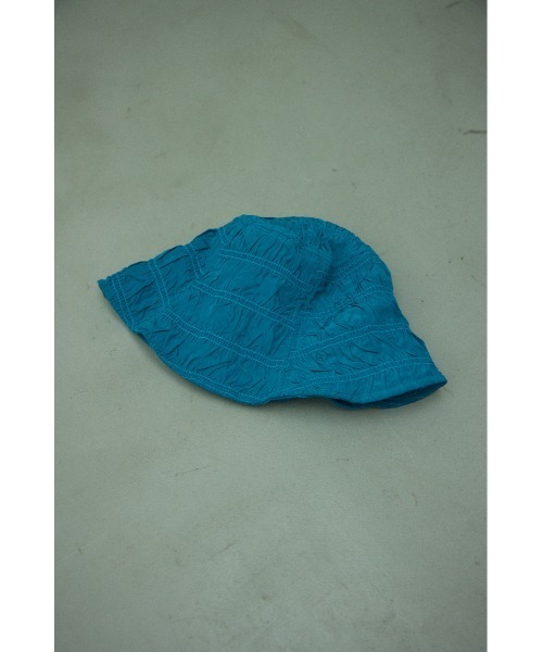BLACK BY MOUSSY（ブラックバイマウジー）の「shirring bucket hat（シャーリングバケットハット）（ハット・レディース・ブラック/ホワイト/ターコイズブルー・FREE）」の7枚目の写真