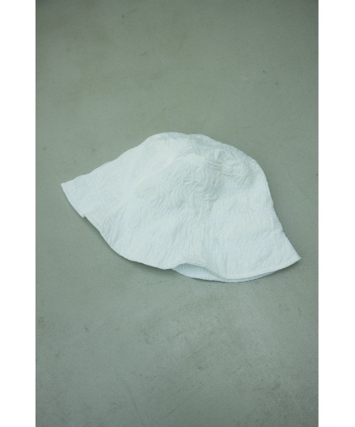 BLACK BY MOUSSY（ブラックバイマウジー）の「shirring bucket hat（シャーリングバケットハット）（ハット・レディース・ブラック/ホワイト/ターコイズブルー・FREE）」の17枚目の写真