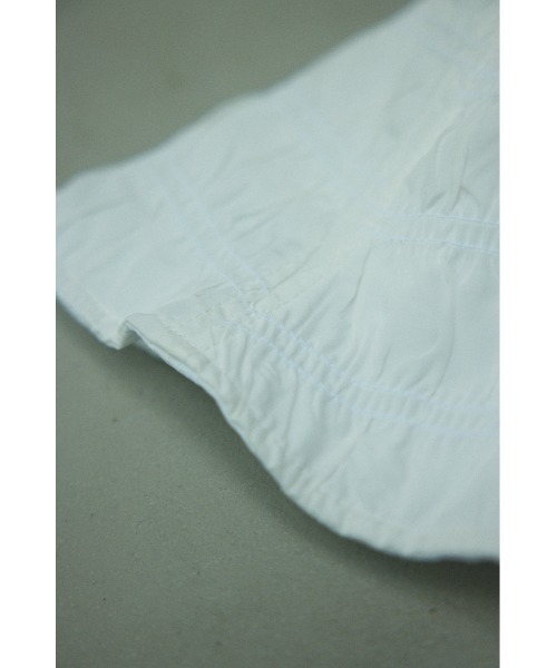 BLACK BY MOUSSY（ブラックバイマウジー）の「shirring bucket hat（シャーリングバケットハット）（ハット・レディース・ブラック/ホワイト/ターコイズブルー・FREE）」の18枚目の写真