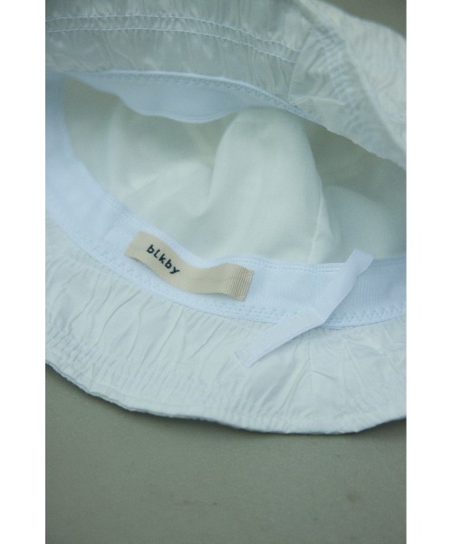 BLACK BY MOUSSY（ブラックバイマウジー）の「shirring bucket hat（シャーリングバケットハット）（ハット・レディース・ブラック/ホワイト/ターコイズブルー・FREE）」の19枚目の写真