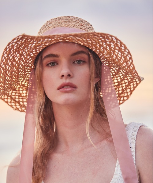 帽子 Chapeau d' O Raffia Lace Capeline Chapeau d' O（シャポードオー）の「Chapeau d' O Raffia Lace