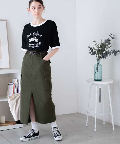 WEGO（ウィゴー）の「WEGO/ヴィンテージロゴリンガーT（Tシャツ/カットソー・メンズ・ブラック/サックスブルー/オフホワイト/オレンジ・MEDIUM/LARGE）」の9枚目の写真