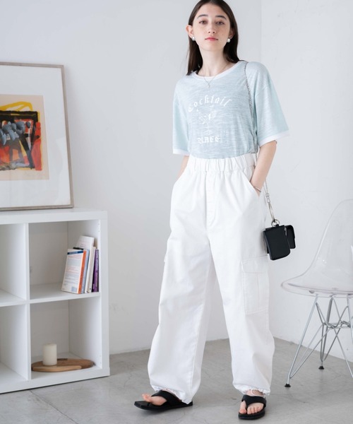 WEGO（ウィゴー）の「WEGO/ヴィンテージロゴリンガーT（Tシャツ/カットソー・メンズ・ブラック/サックスブルー/オフホワイト/オレンジ・MEDIUM/LARGE）」の11枚目の写真