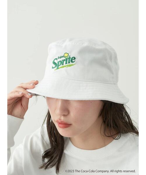 Coca Cola（コカコーラ）の「別注 Sprite「R」バケットハット（ハット・レディース・オフホワイト・FREE）」の3枚目の写真