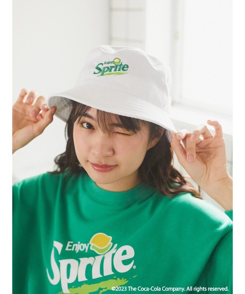 Coca Cola（コカコーラ）の「別注 Sprite「R」バケットハット（ハット・レディース・オフホワイト・FREE）」の22枚目の写真