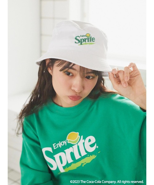 Coca Cola（コカコーラ）の「別注 Sprite「R」バケットハット（ハット・レディース・オフホワイト・FREE）」の8枚目の写真