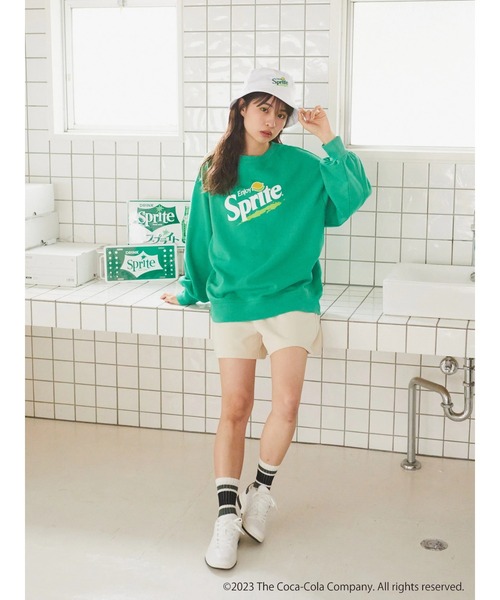 Coca Cola（コカコーラ）の「別注 Sprite「R」バケットハット（ハット・レディース・オフホワイト・FREE）」の2枚目の写真