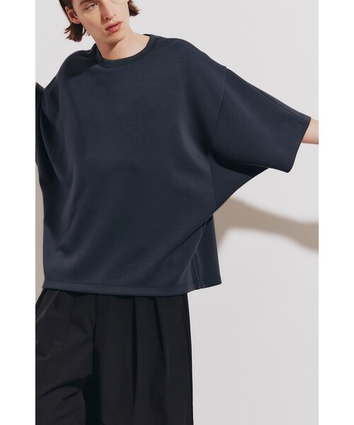 tk.TAKEO KIKUCHI（ティーケータケオキクチ）の「◆マシュマロドルマンカットソー（Tシャツ/カットソー・メンズ・ブラック/ダークグリーン/ダークグレー/ブルー/ホワイト・88/66）」の4枚目の写真