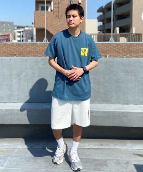 RVCA(ルーカ)の「RVCA/ルーカ ワンポイント スウェットハーフパンツ/ショーツ セットアップ対応 BD041-641(その他パンツ・メンズ・ホワイト/ブラック・M/L/XL)」の11枚目の写真
