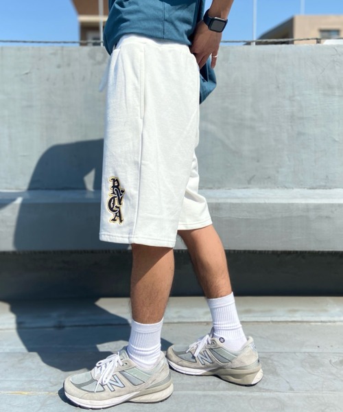 RVCA(ルーカ)の「RVCA/ルーカ ワンポイント スウェットハーフパンツ/ショーツ セットアップ対応 BD041-641(その他パンツ・メンズ・ホワイト/ブラック・M/L/XL)」の15枚目の写真