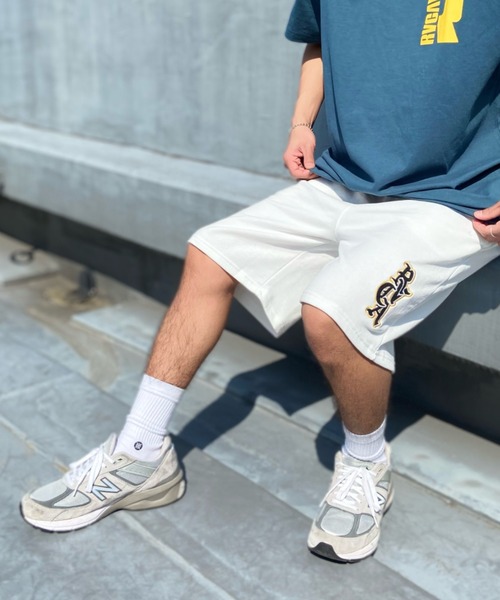 RVCA(ルーカ)の「RVCA/ルーカ ワンポイント スウェットハーフパンツ/ショーツ セットアップ対応 BD041-641(その他パンツ・メンズ・ホワイト/ブラック・M/L/XL)」の12枚目の写真