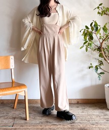 Mysa&Liina | サスペンダー付バックレースアップパンツ(その他パンツ)