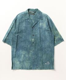 【NULABEL /ニューレーベル】GARMENT DYEDOPEN COLLAR SHIRT[ Natural Dye ]