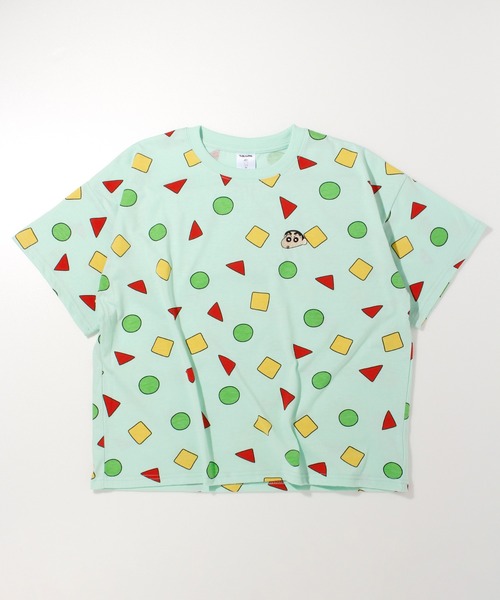 ALWAYS GOOD TIME(オルウェイズグッドタイム)の「【クレヨンしんちゃん】天竺半袖WIDE刺繍Tシャツ(Tシャツ/カットソー・レディース・オフホワイト/イエロー/ライトグリーン/グレー・L/M)」の4枚目の写真