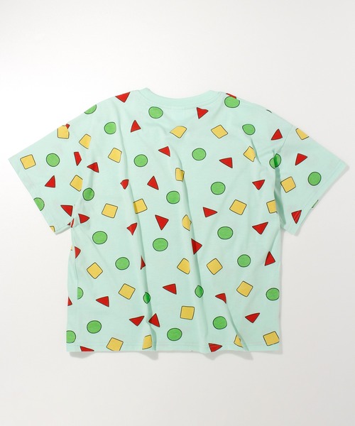ALWAYS GOOD TIME(オルウェイズグッドタイム)の「【クレヨンしんちゃん】天竺半袖WIDE刺繍Tシャツ(Tシャツ/カットソー・レディース・オフホワイト/イエロー/ライトグリーン/グレー・L/M)」の13枚目の写真