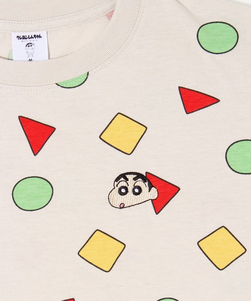 ALWAYS GOOD TIME(オルウェイズグッドタイム)の「【クレヨンしんちゃん】天竺半袖WIDE刺繍Tシャツ(Tシャツ/カットソー・レディース・オフホワイト/イエロー/ライトグリーン/グレー・L/M)」の17枚目の写真