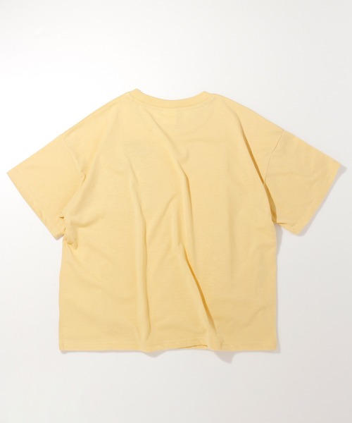 ALWAYS GOOD TIME(オルウェイズグッドタイム)の「【クレヨンしんちゃん】天竺半袖WIDE刺繍Tシャツ(Tシャツ/カットソー・レディース・オフホワイト/イエロー/ライトグリーン/グレー・L/M)」の10枚目の写真