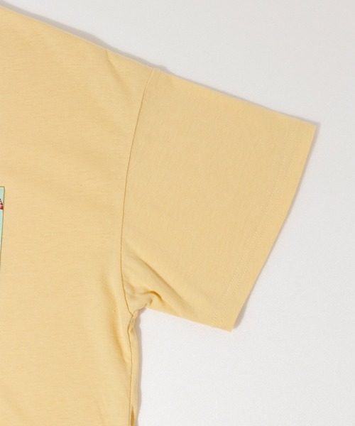 ALWAYS GOOD TIME(オルウェイズグッドタイム)の「【クレヨンしんちゃん】天竺半袖WIDE刺繍Tシャツ(Tシャツ/カットソー・レディース・オフホワイト/イエロー/ライトグリーン/グレー・L/M)」の8枚目の写真