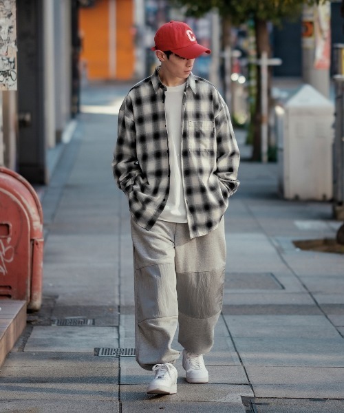 improves（インプローブス）の「オンブレチェッ クルーズサイズ 長袖シャツ（シャツ/ブラウス・メンズ・ブラック/ホワイト・MEDIUM/LARGE）」の3枚目の写真