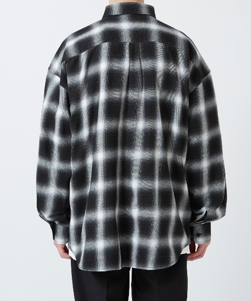 improves（インプローブス）の「オンブレチェッ クルーズサイズ 長袖シャツ（シャツ/ブラウス・メンズ・ブラック/ホワイト・MEDIUM/LARGE）」の8枚目の写真