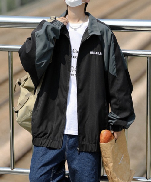 MGV（エムジーヴィー）の「バイカラートラックジャケット（ブルゾン