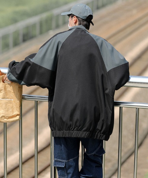 MGV（エムジーヴィー）の「バイカラートラックジャケット（ブルゾン