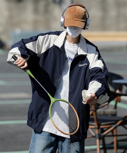 MGV（エムジーヴィー）の「バイカラートラックジャケット（ブルゾン