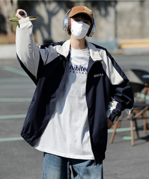 バイカラートラックジャケット（ブルゾン）｜MGV（エムジーヴィー）