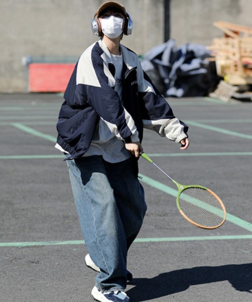 バイカラートラックジャケット（ブルゾン）｜MGV（エムジーヴィー）