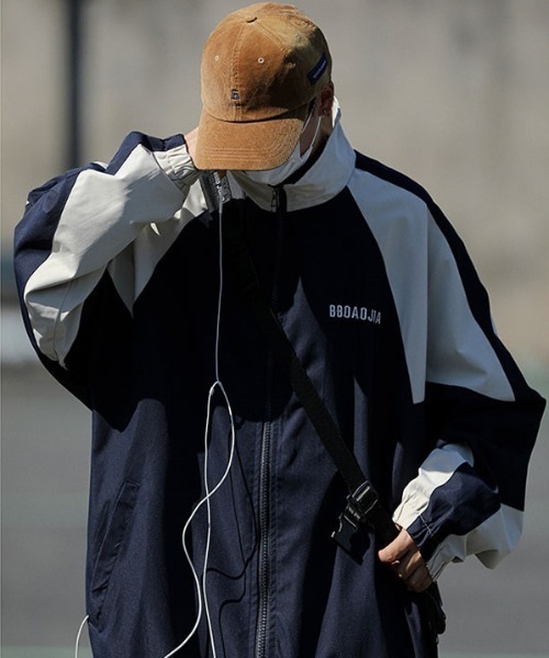 MGV（エムジーヴィー）の「バイカラートラックジャケット（ブルゾン