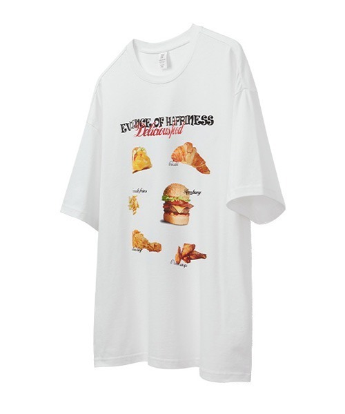Ressaca(レサーカ)の「オーバーサイズ グラフィックプリント半袖クルーネックTシャツ(Tシャツ/カットソー・メンズ・ホワイト系その他/ホワイト×イエロー/ホワイト/ブラック×イエロー/ホワイト×レッド/ホワイト×グリーン/ホワイト×ブルー/ブラック×レッド/ブラック×グリーン/ブラック/ブラック系その他2/ブラック系その他/ブラック×ブルー/ホワイト系その他2/ホワイト×ブラック/ブラック×ホワイト・L/XL/M)」の18枚目の写真