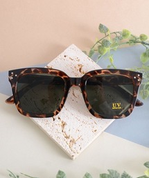 【urge select】 ワイド スクエアサングラス UVカット