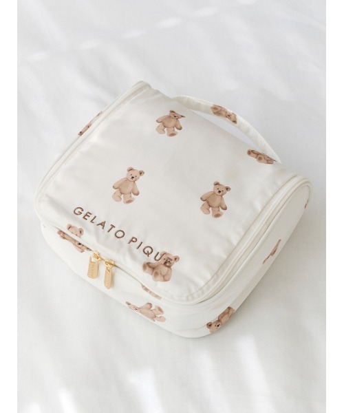 gelato pique（ジェラートピケ）の「ベア柄ハンギングポーチ（ポーチ